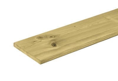 Schuttingplank Geïmpregneerd 1.6x14 cm | 103026