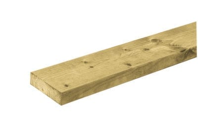 Schuttingplank Geïmpregneerd 2.8x9.5 cm | 103035