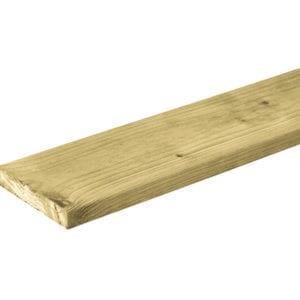 Schuttingplank Geïmpregneerd 1.8x9.5 cm | 103032