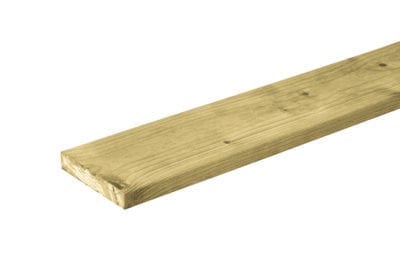 Schuttingplank Geïmpregneerd 1.8x9.5 cm | 103032