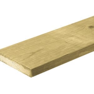 Schuttingplank Geïmpregneerd 2.8x14.5 cm | 103036
