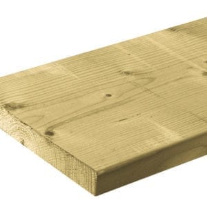 Schuttingplank Geïmpregneerd 2.8x19.5 cm | 103037
