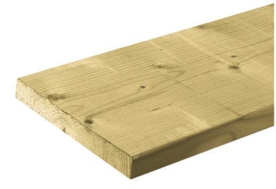 Schuttingplank Geïmpregneerd 2.8x19.5 cm | 103037