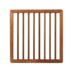 Bangkirai Poort in Kader 100×100 | CarpGarant 103405