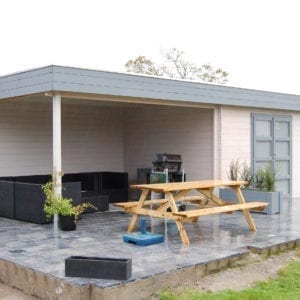 Blokhut GrandCasa Cosmos Mimas 700 Plat Dak