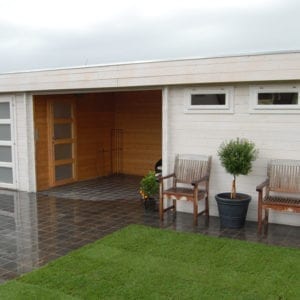 Blokhut GrandCasa Cosmos Dione Plat Dak