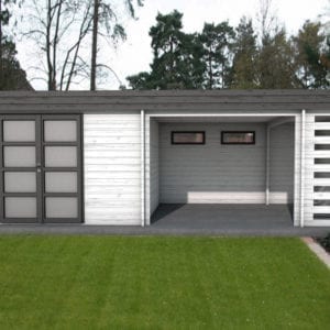 Blokhut GrandCasa Cosmos Mimas Exclusive Plat Dak