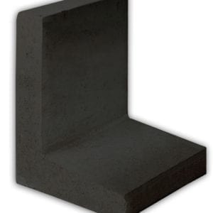 Betonnen L-Element Antraciet - Zwart