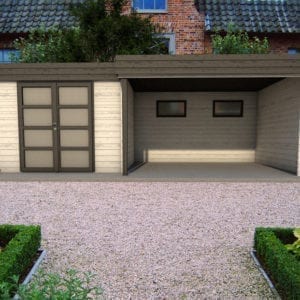 Blokhut GrandCasa Cosmos Mimas Master Plat Dak