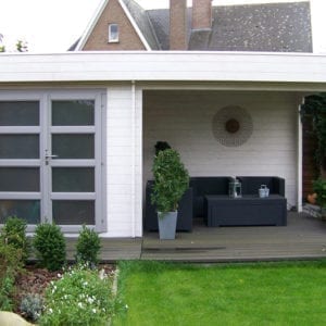 Blokhut GrandCasa Cosmos Mimas 500 Plat Dak