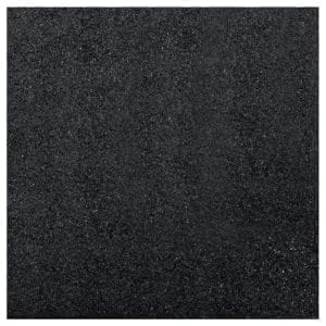 Rubber tegel Zwart 50*50*3