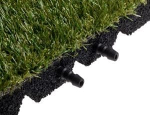 Kunstgras tegel pen gat verbinding