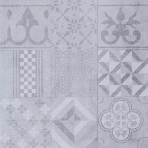 GeoCeramica Mosaik Grey 60x60x4 cm
