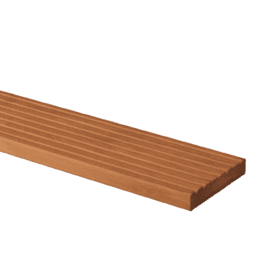 Vlonderplank Hardhout 2.5x14.5 cm Dubbelzijdig