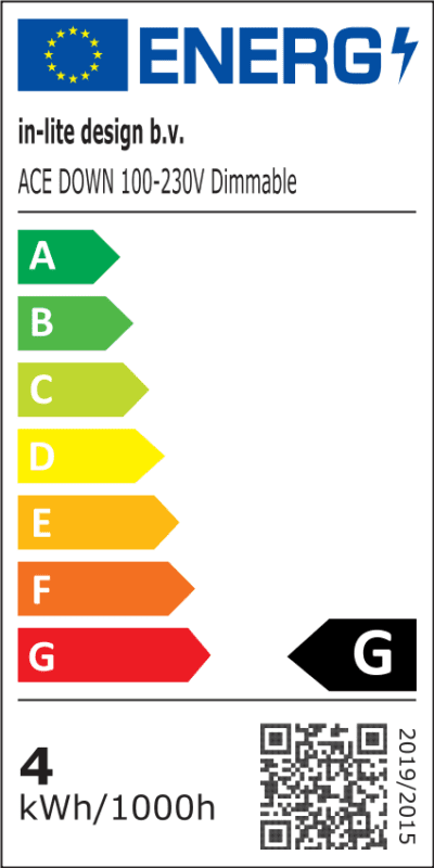 In-Lite Ace 100-230 Down Flat Grey - Afbeelding 5