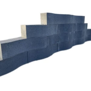 Patioblok Wave Antraciet 60X15X15 cm