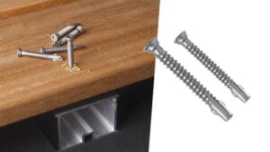 RvS zelftappende Schroeven voor Aluminium onderbalken