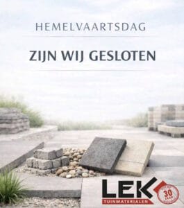 hemelvaartsdag gesloten
